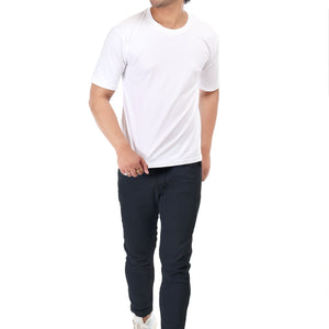 Men's Plain Oversized Round Neck 100% Cotton Lycra T-shirt