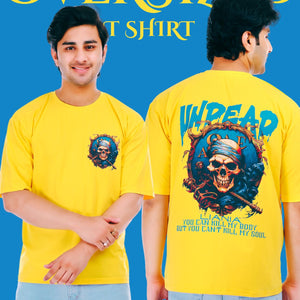 Men's Undead Printed Oversized Round Neck T-shirt